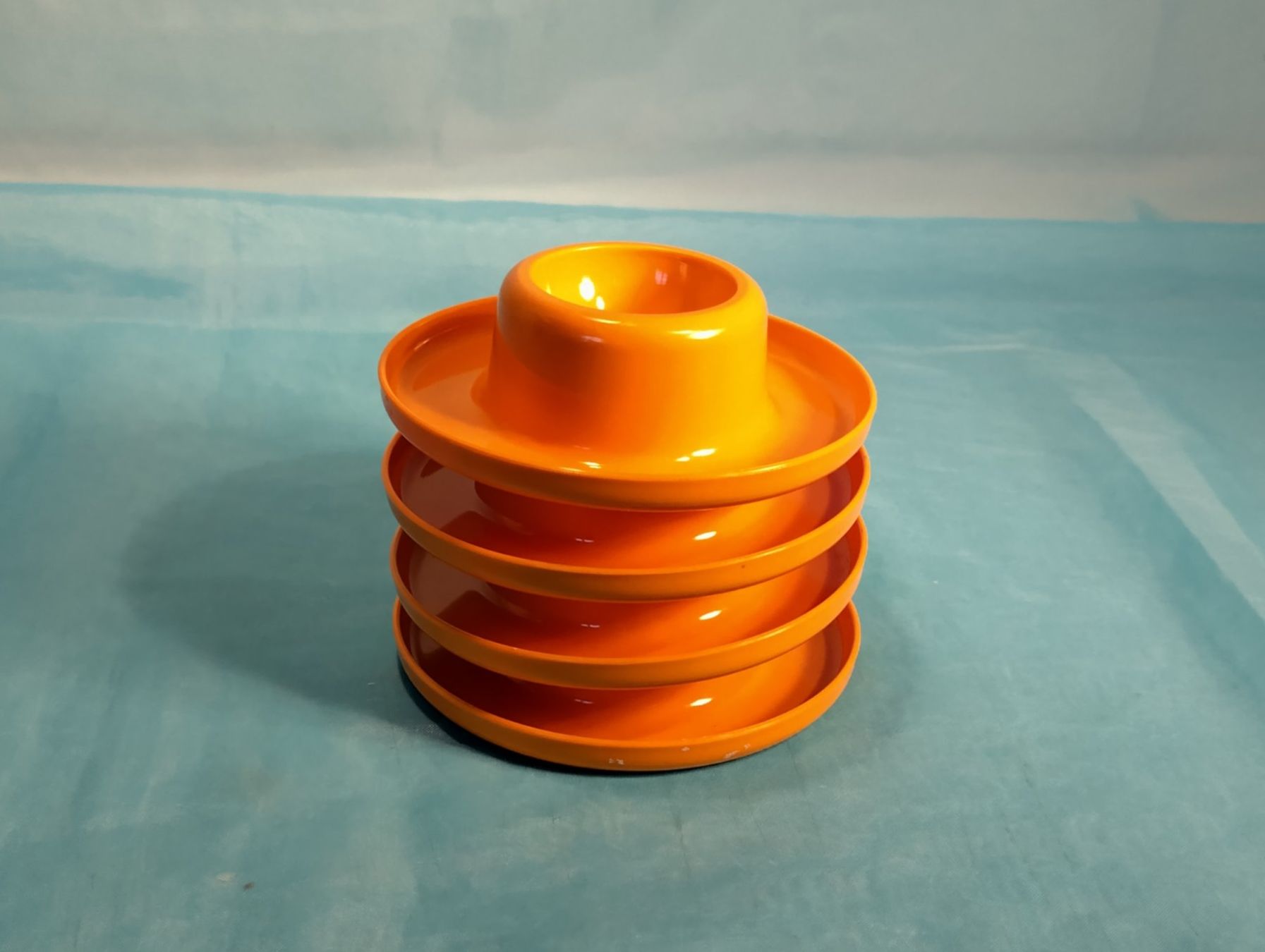 Altre Stoviglie: 4 Eierbecher, orange, Kunststoff – Nuovo (secondo la descrizione) da Bellach venduto da JingleCherry 3