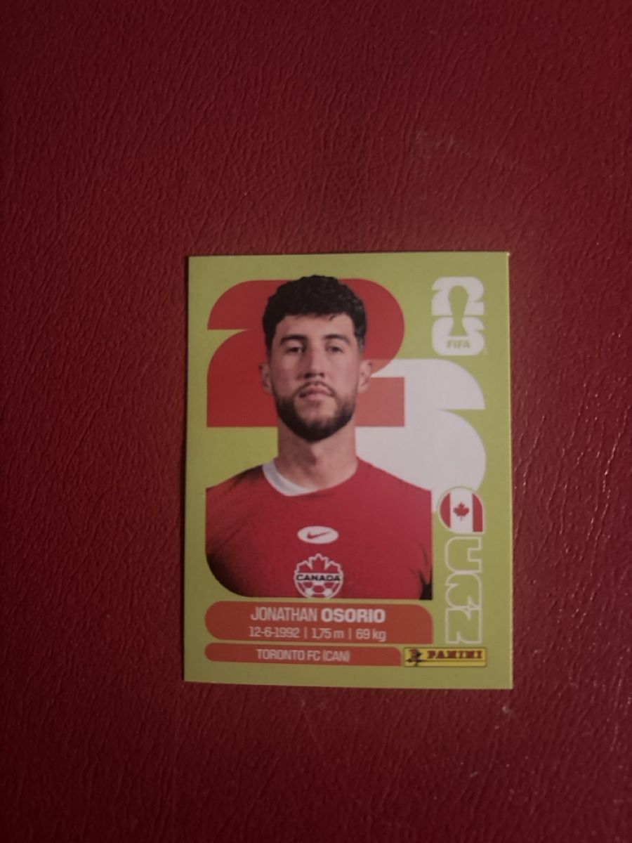 Panini Carte collezionabili: Sticker Jonathan Osorio Canada CAN 12 United Edition – Nuovo (secondo la descrizione) da Netstal venduto da mir_wh7f 1