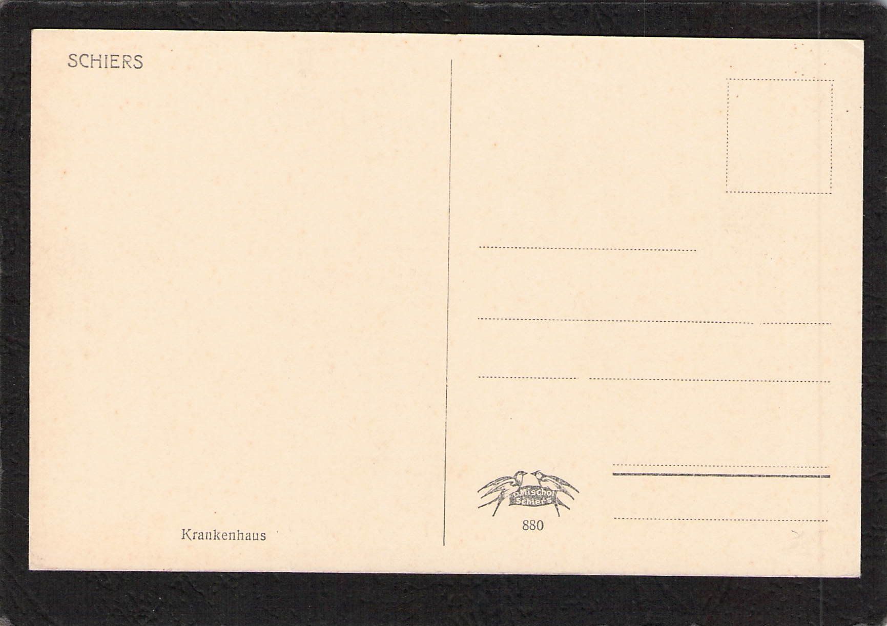Cartoline postali: Schiers GR , Krankenhaus – Usato da Reichenburg venduto da Pipo-67 1