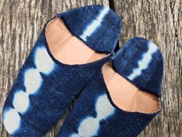 Babouches: Stoff Mali (36)-Sale