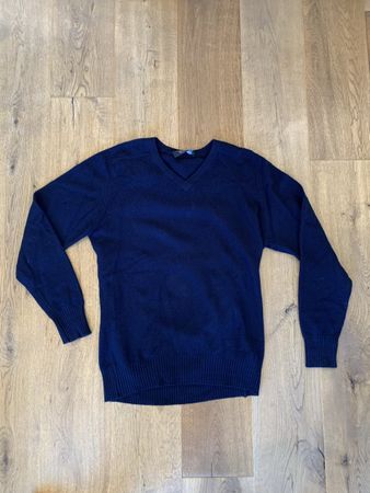 Pull Geem Paris 100% Cachemire bleu, Taille XL
