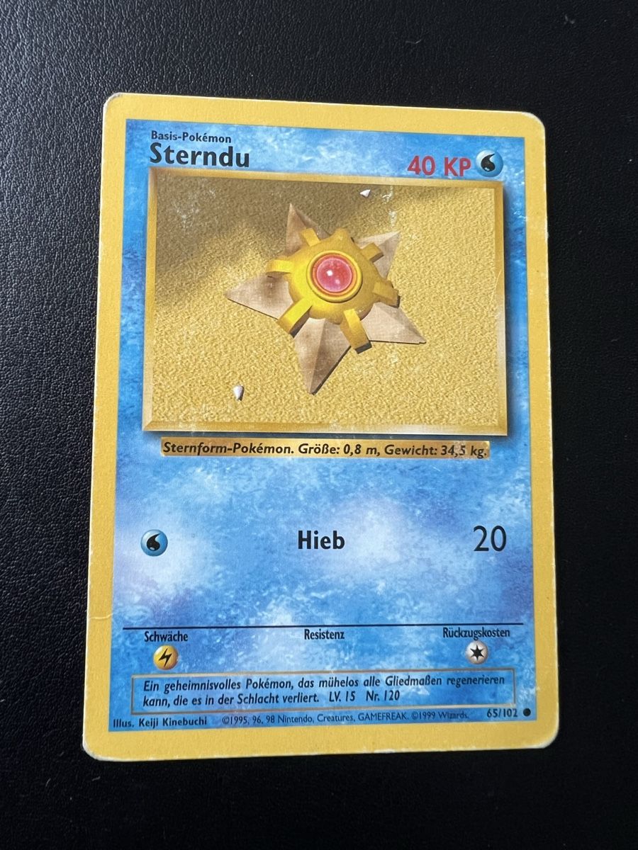 Pokémon Carte collezionabili: Pokemonkarte Sterndu Base Set Deutsch – Usato da Willisau venduto da Neiro77
