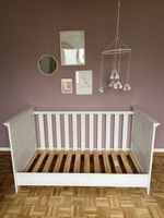 Kinderbett Babybett Gitterbett weiss 148lx83bx80h