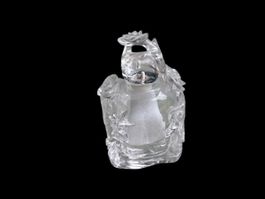Snuff Bottle / Flacon à priser in crystal glass