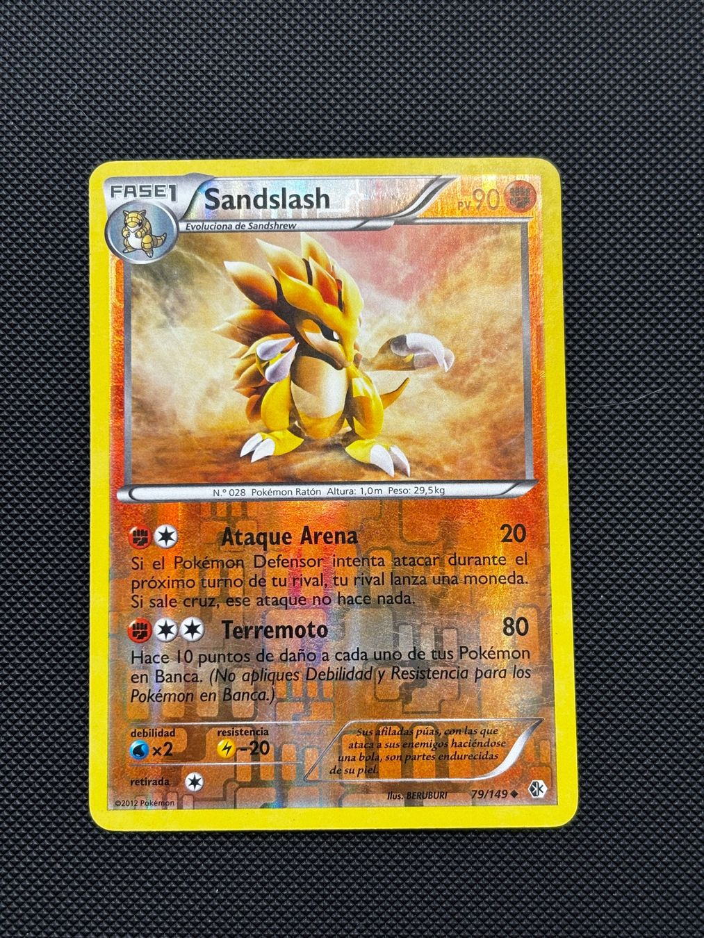 Pokémon Carte collezionabili: It -  Sandlash Reverse 79/149 - Pokémon – Usato da Neuchâtel venduto da caraadryn 2