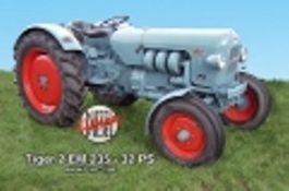 Blechschild-TRAKTOR EICHER DIESEL TIGER 2 EM 235