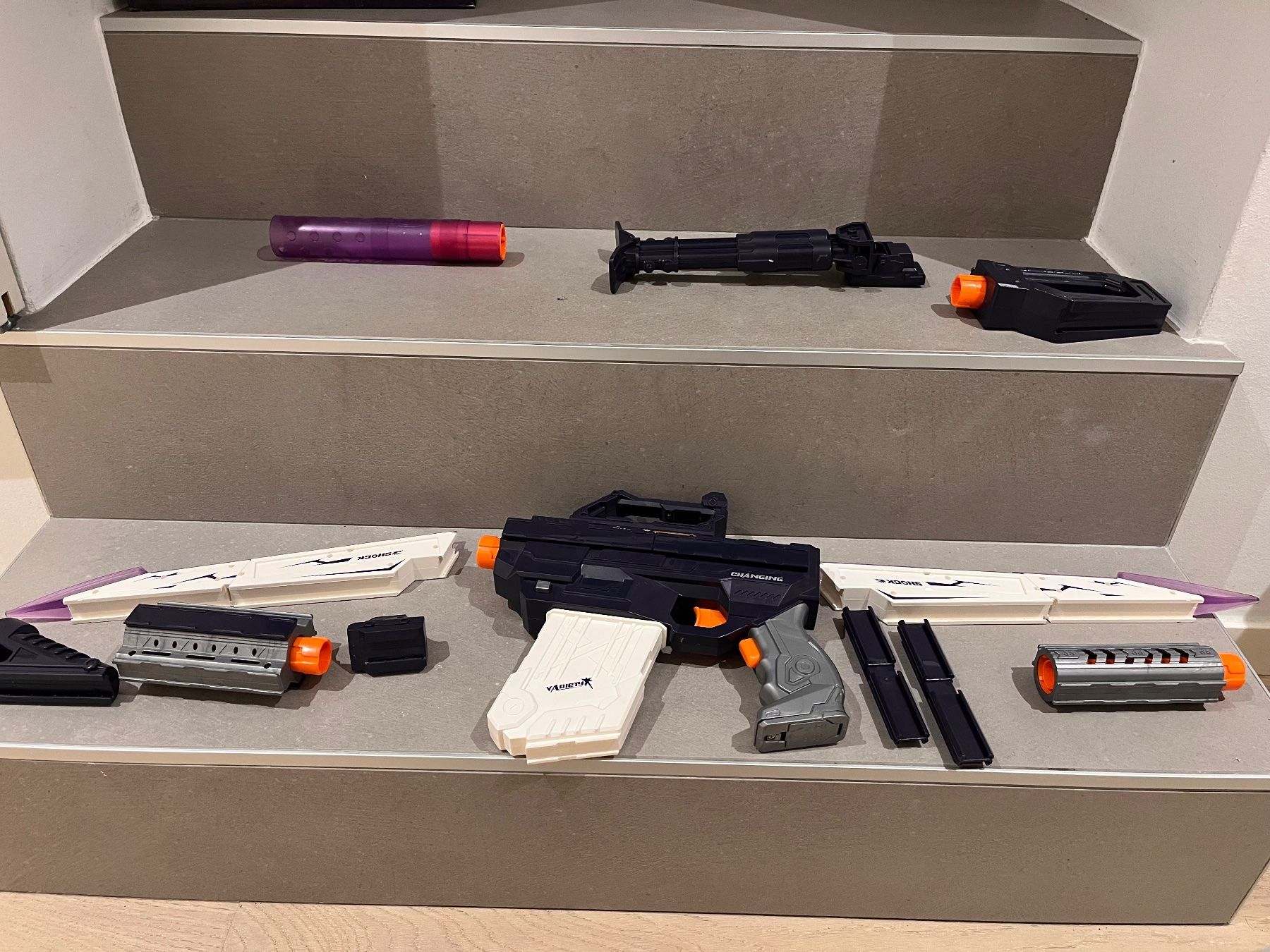 Giocattoli: Fusil jouet transformable Power Shock Blaster comme neuf! – Usato da Pully venduto da gpo_82kp 3