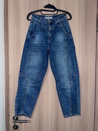Fashion Newjeans Denim Hose blau Grösse XS -S neu 