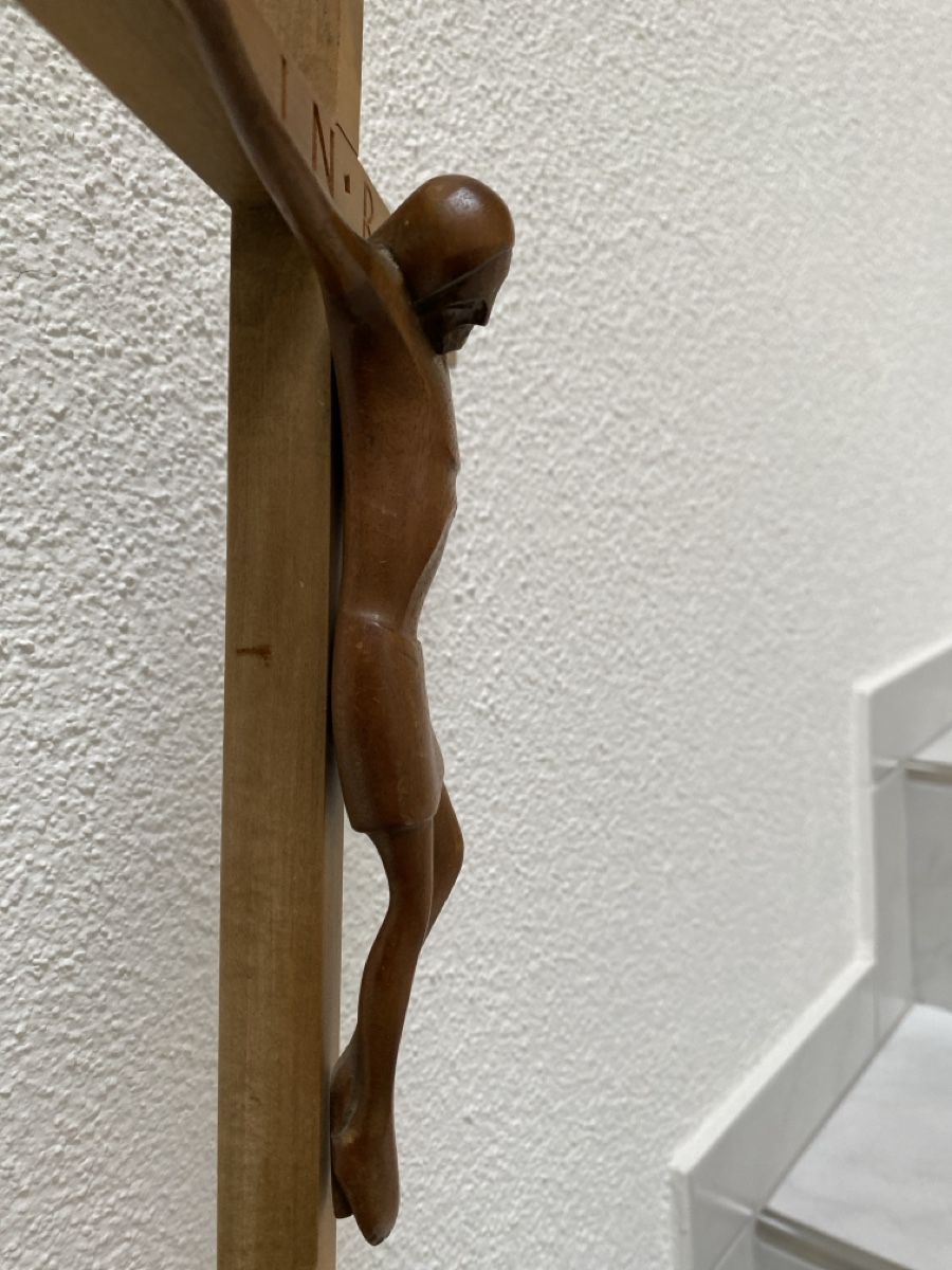 Sculture & Statue: Kruzifix aus Holz, geschnitzt. – Usato da Biberist venduto da Momo33 9