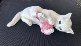 FIGURINE CHAT CHATON PELOTTE