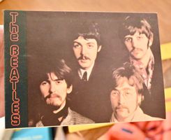 VINTAGE Beatles POSTKARTE France