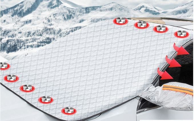 Tutti i ricambio: Magnetische Auto Windscheibe Sonnenschutz Abdeckung – Nuovo (secondo la descrizione) da Kirchdorf AG venduto da Apost008 4