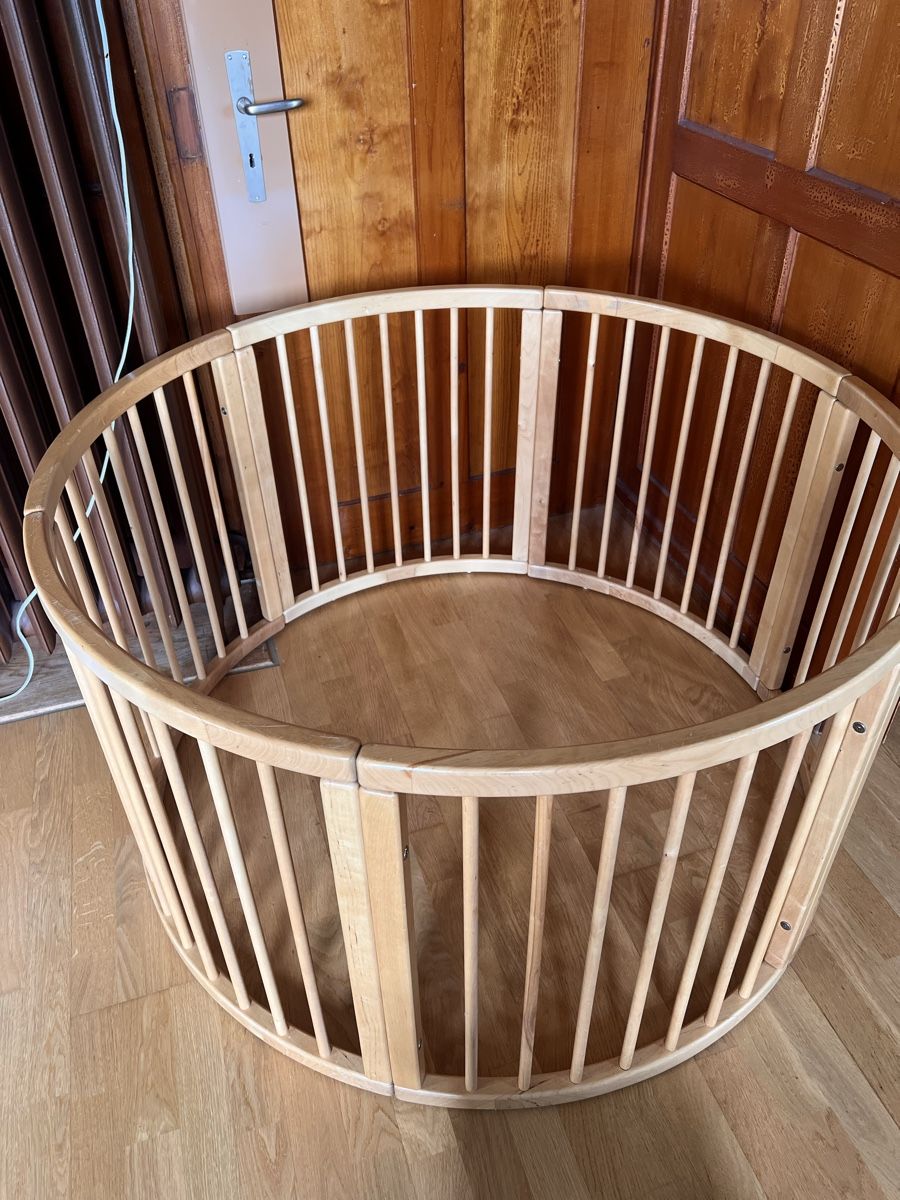 Box & Barriere di sicurezza: Laufgitter Holz rund – Usato da Rüti ZH venduto da rili05