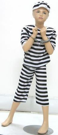 K..115) Jungen-Kostüm /Sträfling