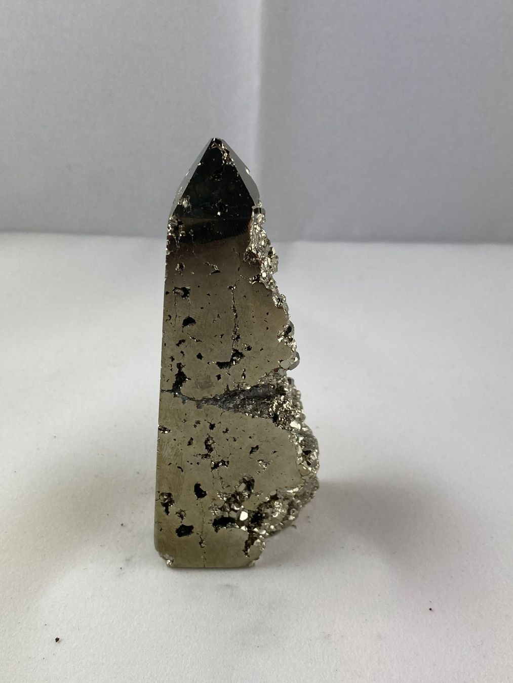 Minerali & Pietre curative: Pyrit Spitze 3cm 3.4cm 9.4cm 228g – Usato da Schinznach Bad venduto da Prosperos 3