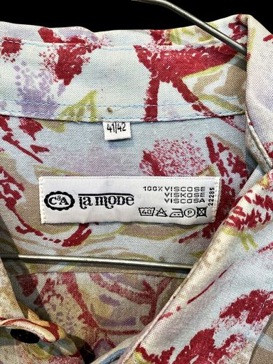 Camicie: C&A la mode Hemd mit abstraktem Muster - Größe 41/42 – Nuovo (secondo la descrizione) da Zug venduto da vinokilo 3