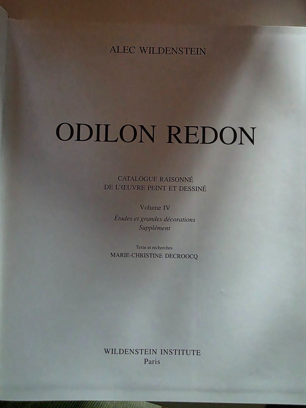 Libri: Odilon Redon - Wildenstein Institute Paris 1998 – Nuovo (secondo la descrizione) da Walterswil BE venduto da Lonitti 2