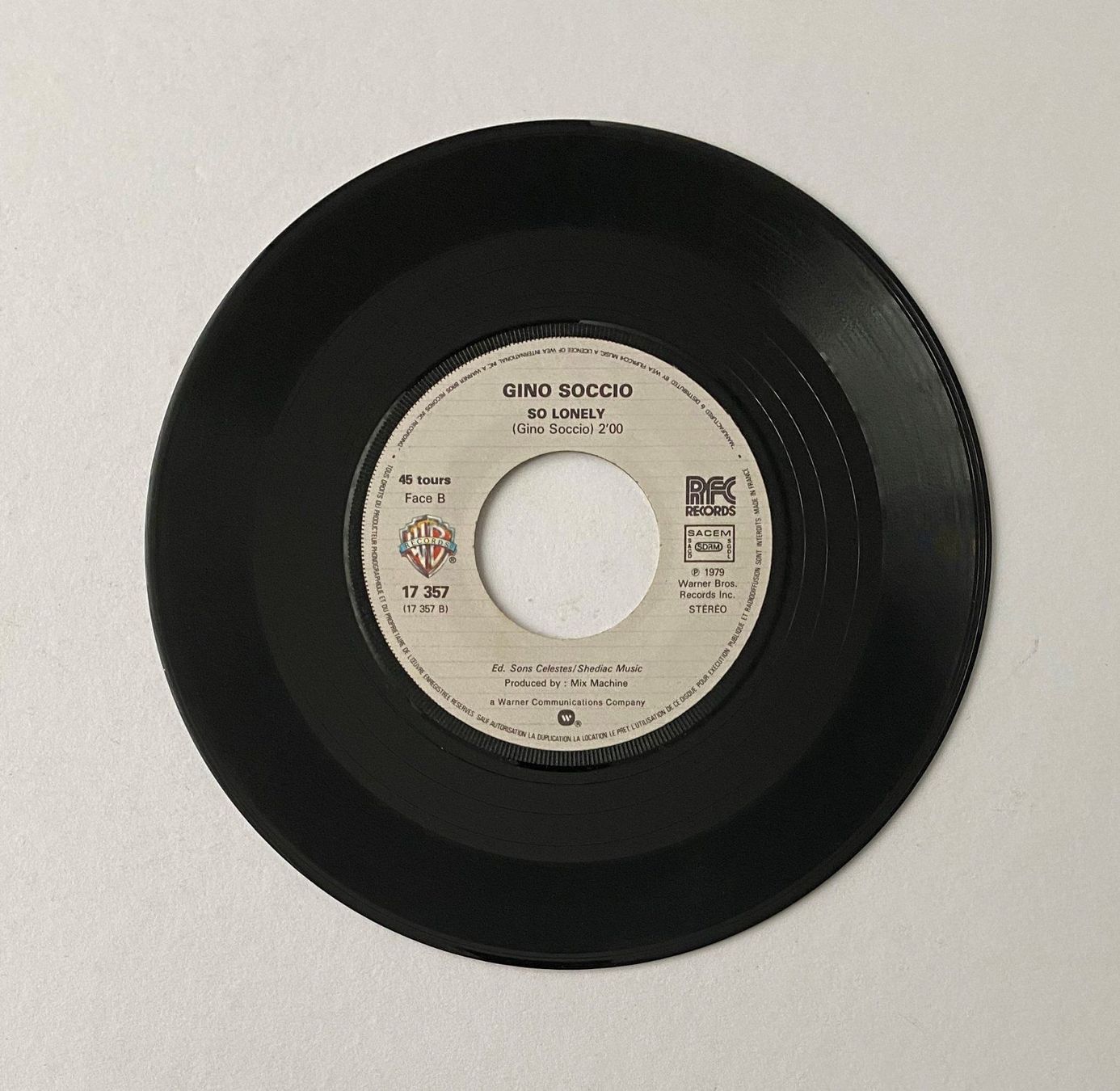 Dischi in vinile: Gino Soccio, Dancer so Lonely (Disco) – Usato da Flums venduto da Aebo1 3