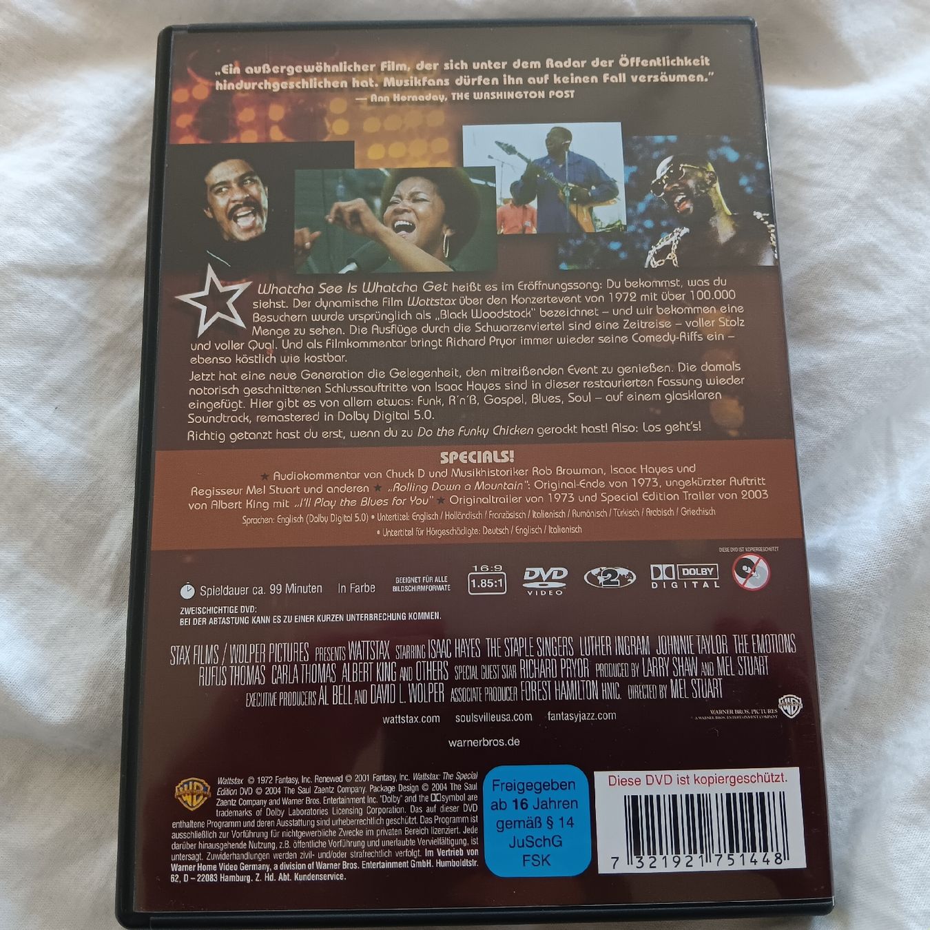 Tutti i DVDs: DVD Wattstax 2004 Germany – Nuovo (secondo la descrizione) da Chur venduto da chr_b2cn 1