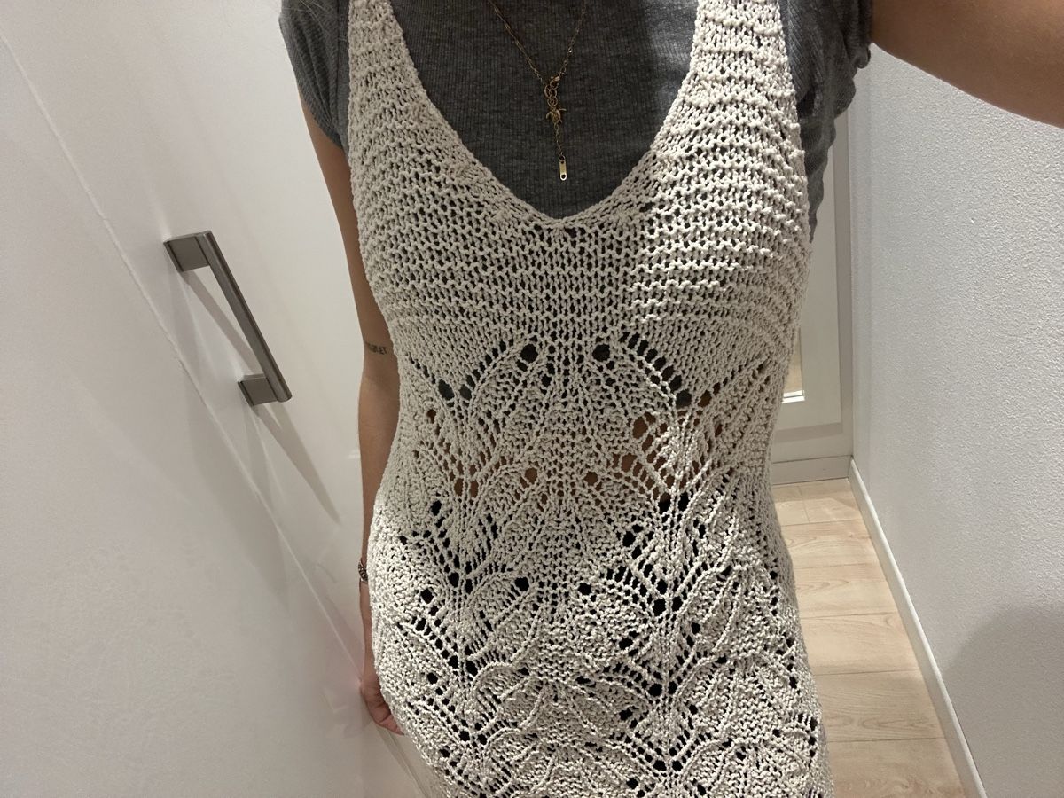 Zara Vestiti: creamiges Strandkleid – Nuovo (secondo la descrizione) da Grafstal venduto da jes_t6s7 2