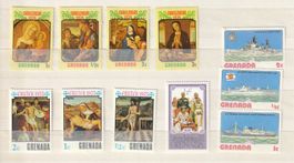 1974/1977 Grenade Art Religieux Jubilé d'Argent & Navires ☆☆