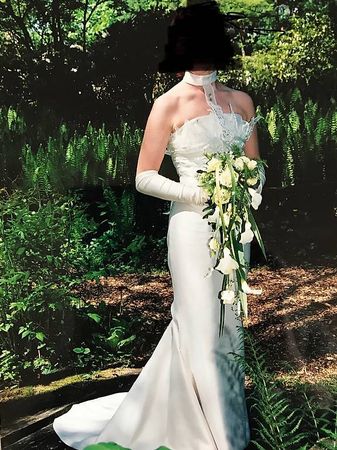 Brautkleid écru Gr. 36/38