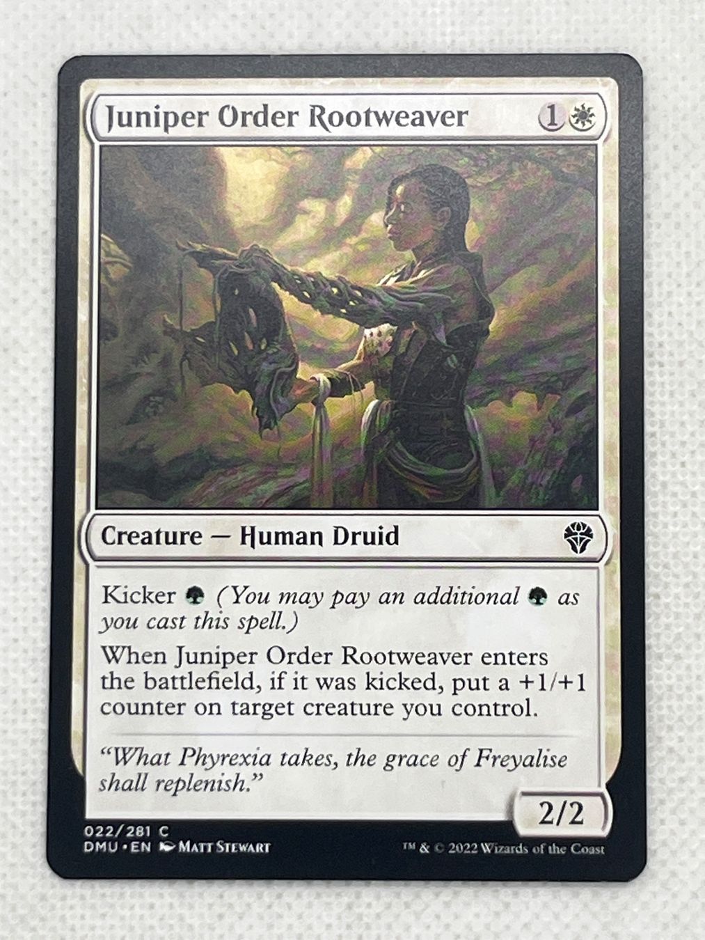 Magic The Gathering Carte collezionabili: Magic Karte Juniper Order Rootweaver (DMU) – Usato da Hinterkappelen venduto da Kim1992