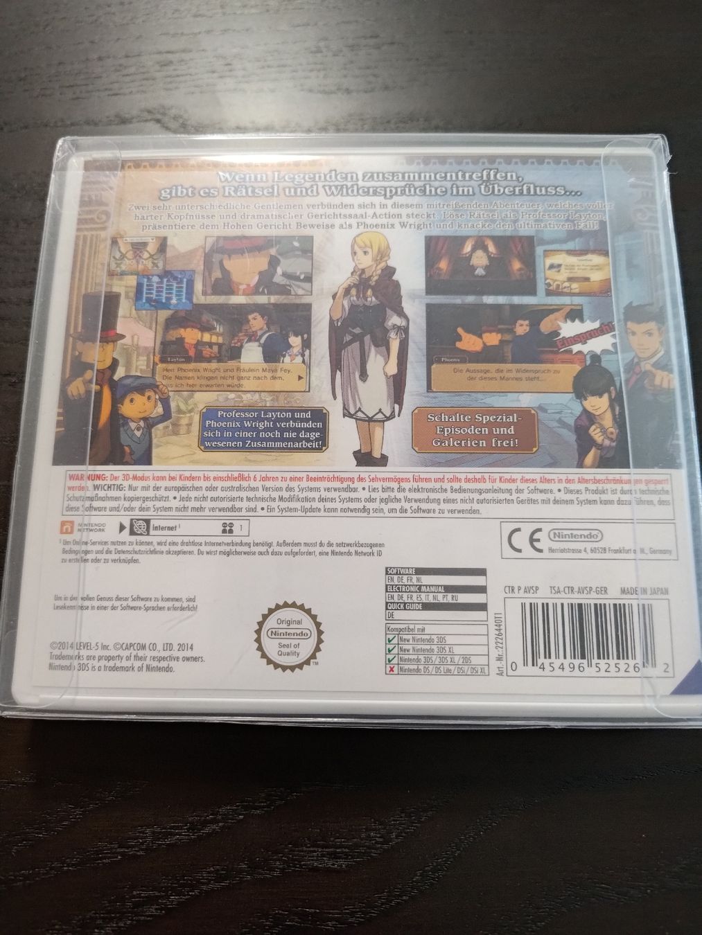 Spiele: Nintendo 3DS - Professor Layton vs. Phoenix Wright  – Gebraucht aus Bern von Light_Y 1