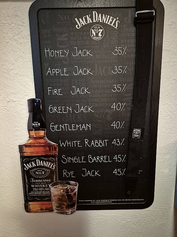 Lavagne: Jack Daniels Kreide Tafel – Usato da Oberhofen Thun'see venduto da luckenbach