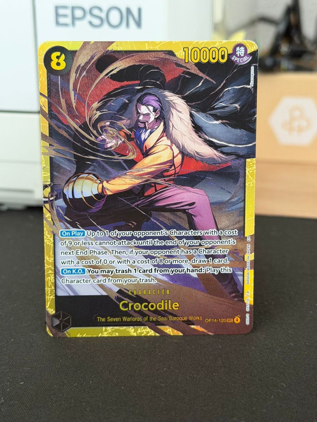 Bandai Carte collezionabili: Crocodile OP14-120 SEC – Nuovo (secondo la descrizione) da Brittnau venduto da TCGBratans