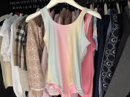 H&M Badeanzug Gr. 134/140, Regenbogenfarben, Top Zustand!