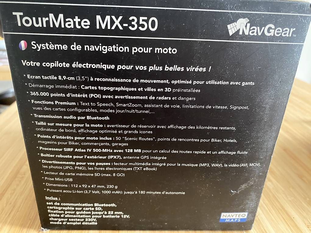 Casques audio: GPS Moto NavGear (avec écouteur casque Bluetooth) – D'occasion à Lausanne par valioauto 3