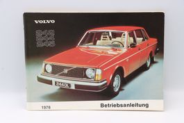 Volvo 242 / 244 / 245 1977 Betriebsanleitung