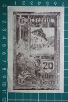 currency voucher money austria goisern 20 heller 1920