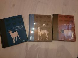 Bücher über Schwein, Ziege und Hund