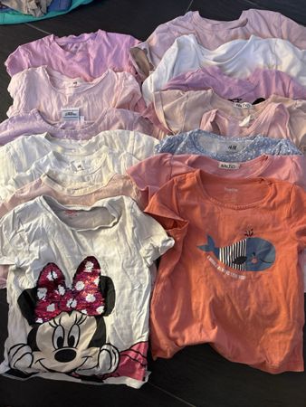 T-Shirt Set Mädchen H&M diverse Marken Grösse 110/116