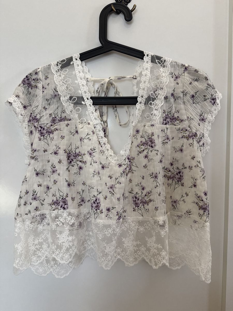 Camicette: Sommer Crop-Bluse Gr.L – Usato da Winkel venduto da _OachKatzerl_