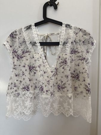 Sommer Crop-Bluse Gr.L