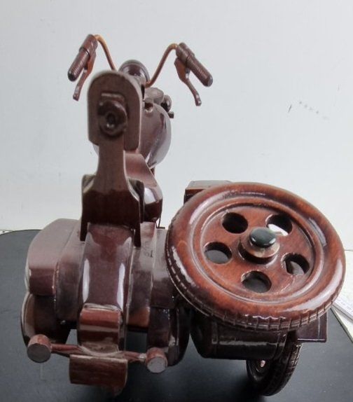Modellbausätze & Standmodelle: Töff Motorrad Harley Davidson aus Holz – Gebraucht aus Flums von Flumsantik 5