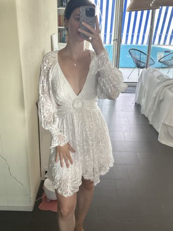 Kleid weiss FOREVER NEW Grösse 38 Label neu