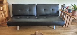 Schwarze Bett-sofa