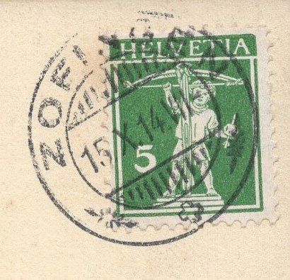 Cartoline postali: Zofingen  Heiternplatz   1914 – Usato da Aarau venduto da kufi44 2