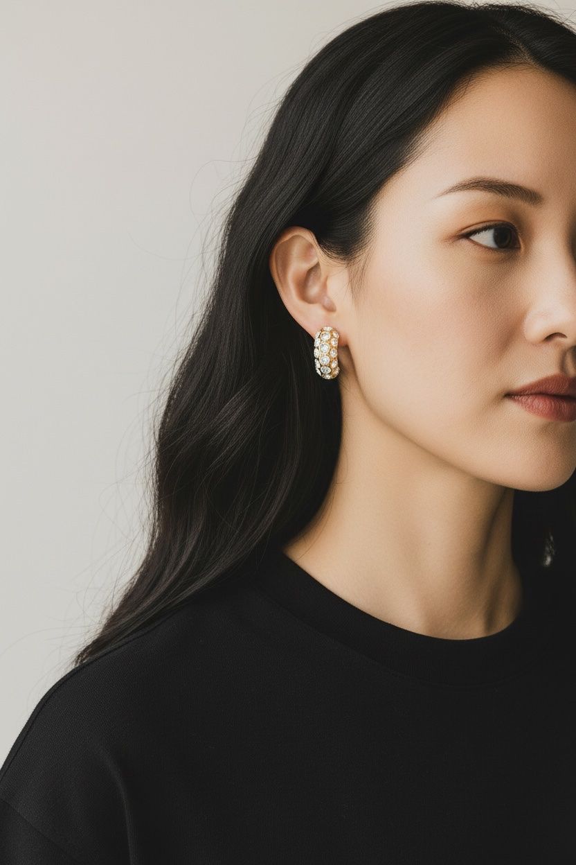 Dior Orecchini pendenti & Orecchini a lobo: Christian Dior Ohrclips Creolen – Usato da Binningen venduto da Designerlabels