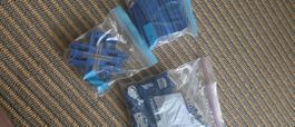 Blaue Lego Schienen Vintage