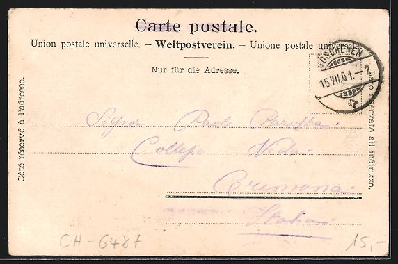 Cartes postales: Göschenen /Gotthardbahn, Ortspartie mit – D'occasion à Berlin par bartko-reher 1