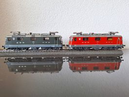 Hag HO. 2 locomotives CFF Re 4/4 avec écusson Porrentruy