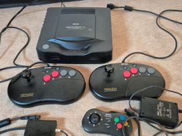 Neo Geo CD SNK Console de Jeux + 2 Joysticks🕹️🎮🎮