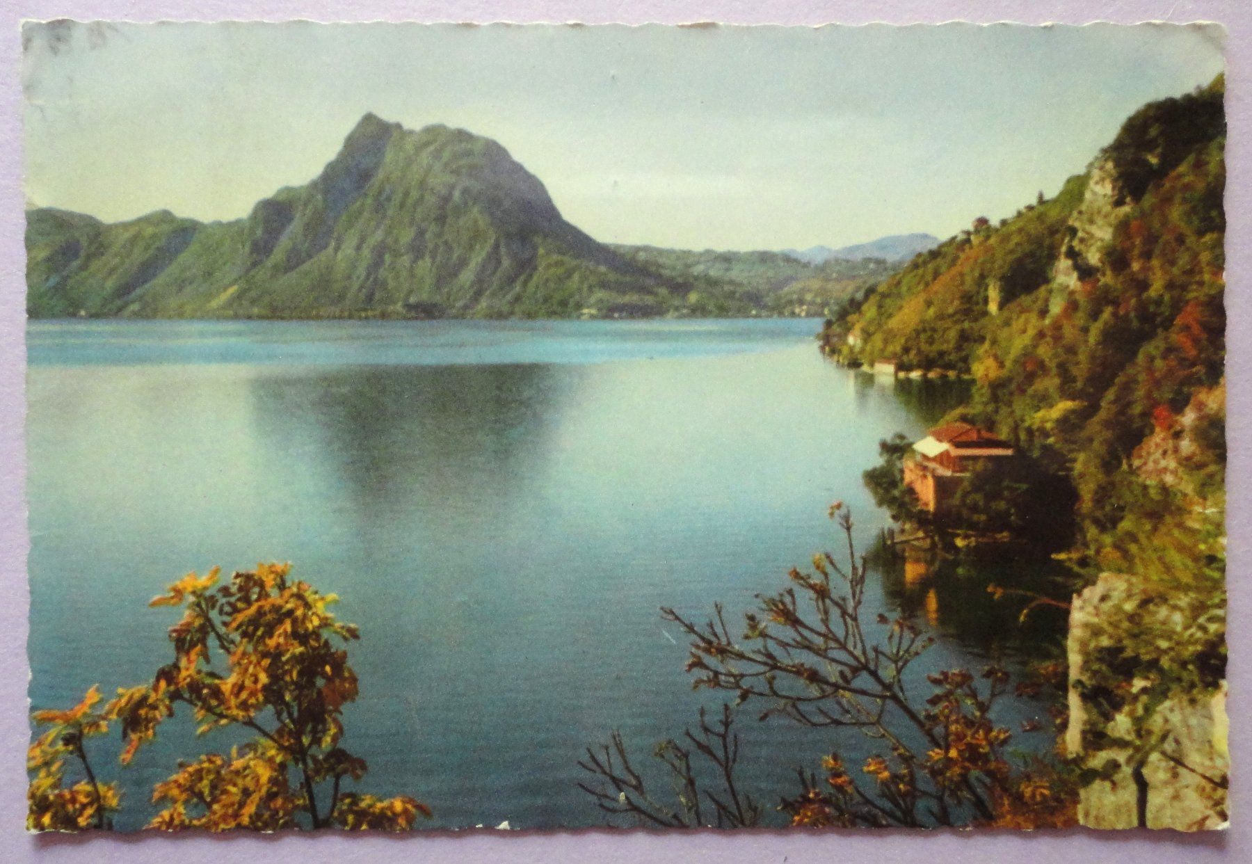 Cartoline postali: Lugano mit San Salvatore – Difettoso da Fétigny venduto da Billy2miny