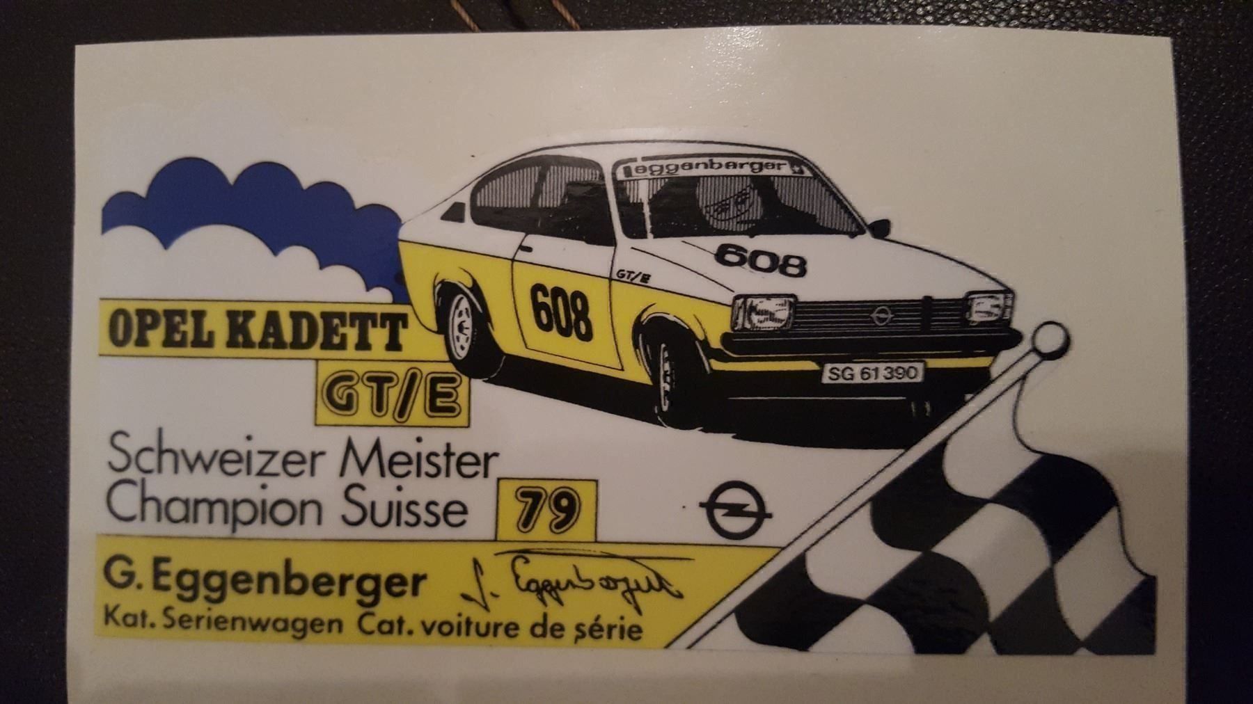 Opel Tutti pezzi di ricambio auto: Opel Kadett C Kleber Schweizer Meister – Nuovo (secondo la descrizione) da Triesenberg venduto da ELFINCO 1