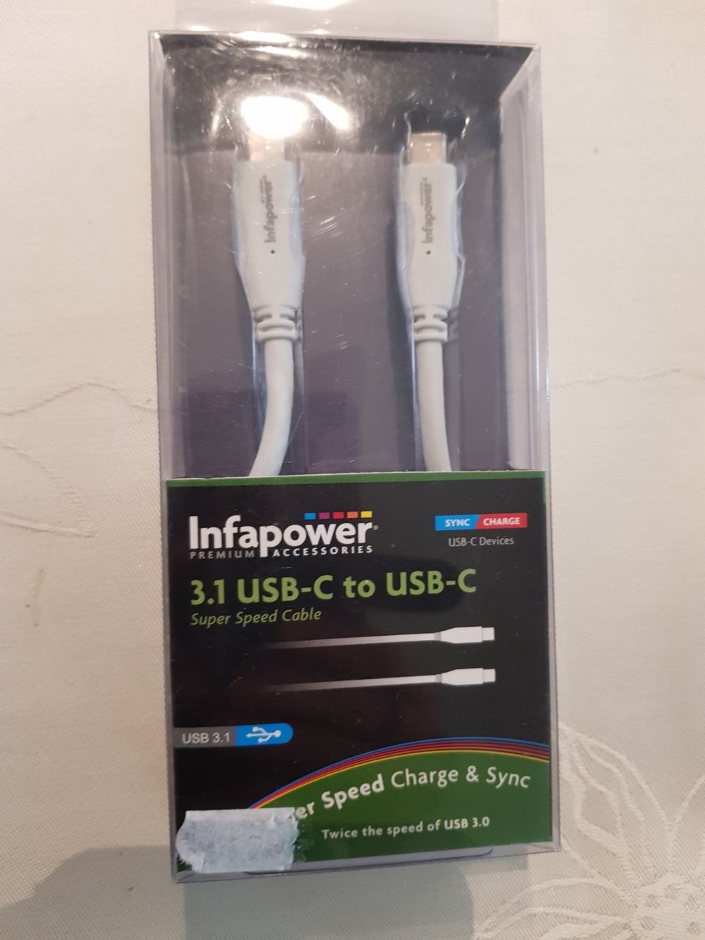 Cavi: USB-C 301 Kabel  weiss 1m Neu! – Nuovo e nell'imballaggio originale da Lupfig venduto da Angel17